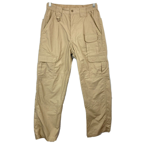 Propper Pants Mens Sz 30 Tan Khaki Tactical Cargo Pockets Cotton Beige Work‎ - Picture 1 of 12